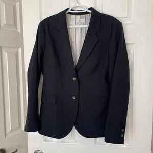 Dark Blue Blazer with Button Details